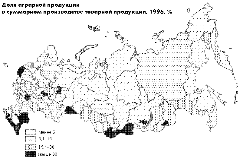 Контурная карта животноводство