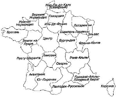 Сельскохозяйственные районы франции на карте ресторан сша