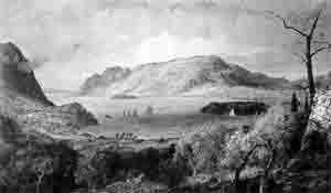 Джаспер Фрэнсис Кропси. Вид реки Гудзон. 90-е годы XIX в.