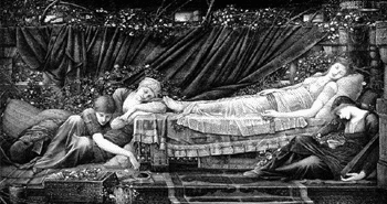 Эдуард Берн-Джонс. Спящая красота. 1870-1873