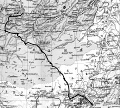 Маршрут путешествия через внутренние районы Азии от Иркутска до Желтого моря. Летом текущего года автор снова собирается побывать в этом регионе