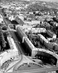 Петрозаводск. Вид с птичьего полета. Фото Карельского туристского портала