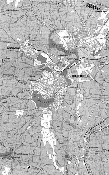 Окрестности города Полевского