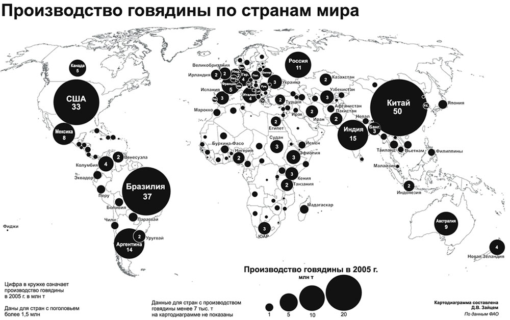 Крупные производства в мире