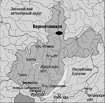 Карта якутии талакан